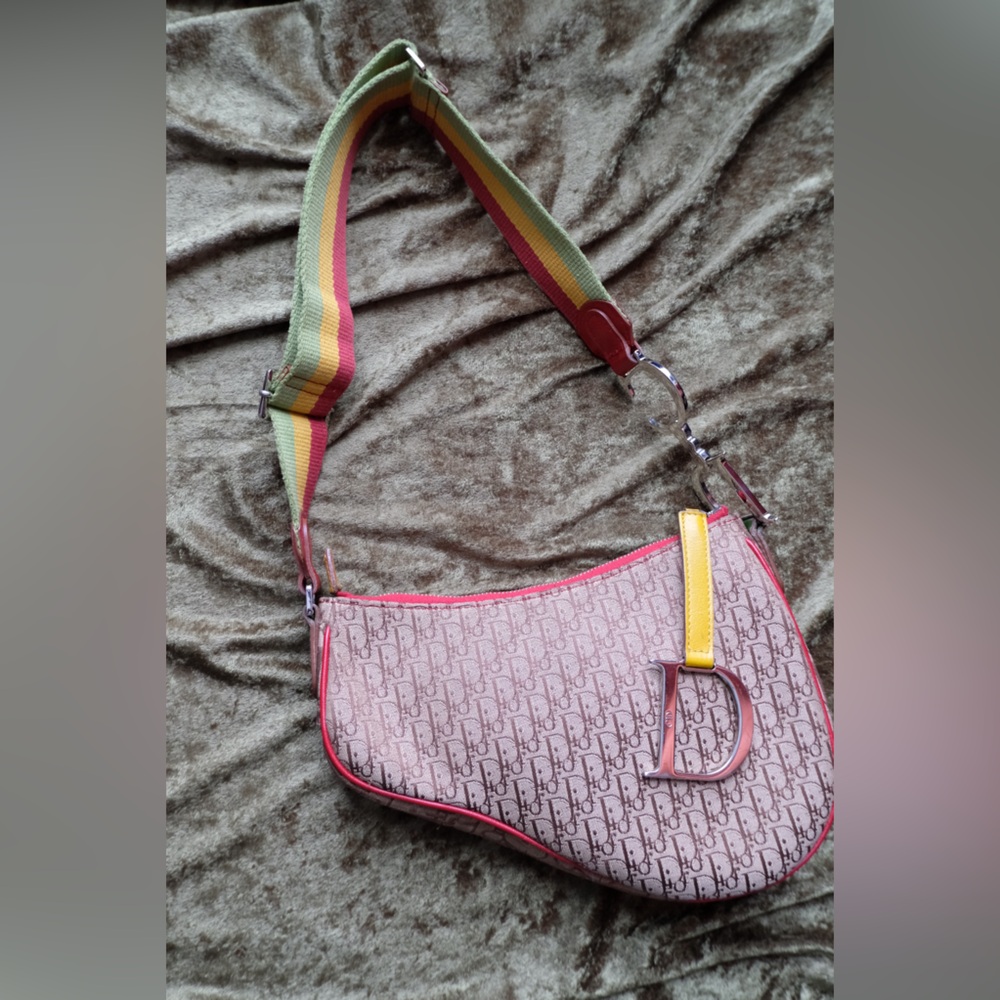 Christian Dior Diorissimo Rasta Shoulder Bag - Picture 2 of 6